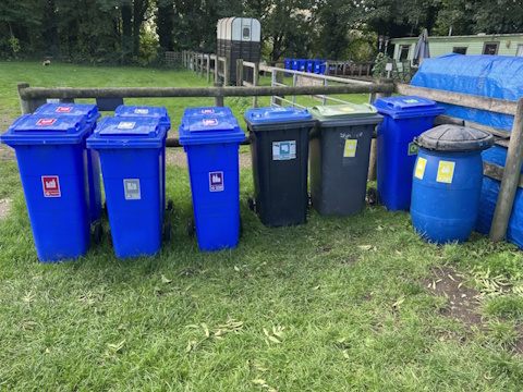 PeakParkCC Wheelie Bin PeakParkCC Welcomes Campers